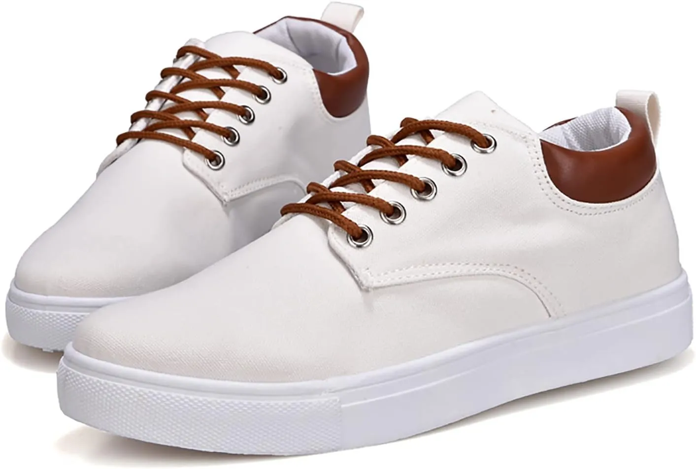 Men Casual Shoes Men Size 7 Men Low Top Canvas Walking Shoes Lace Up Fashion Sneakers Shoes for Men Boots