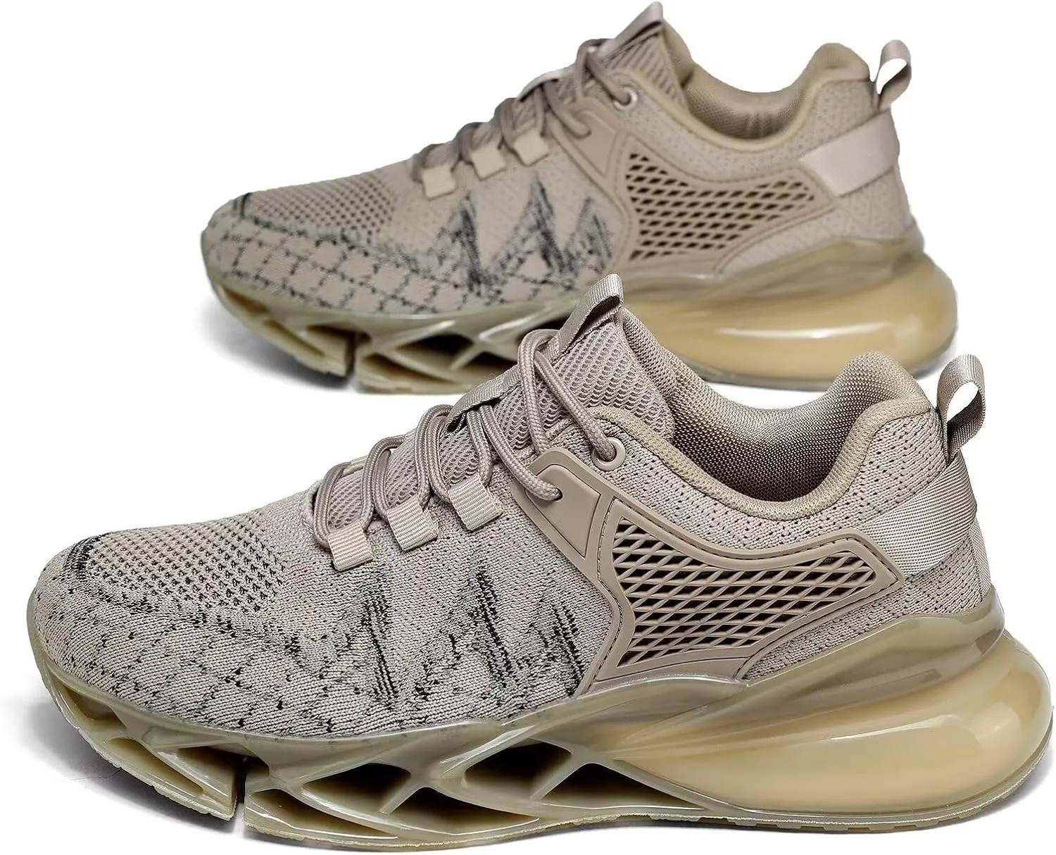 Mens Air Fashion Sneakers Blade Running Walking Shoes Comfortable Non Slip Work Sport Athletic Tennis Shoes