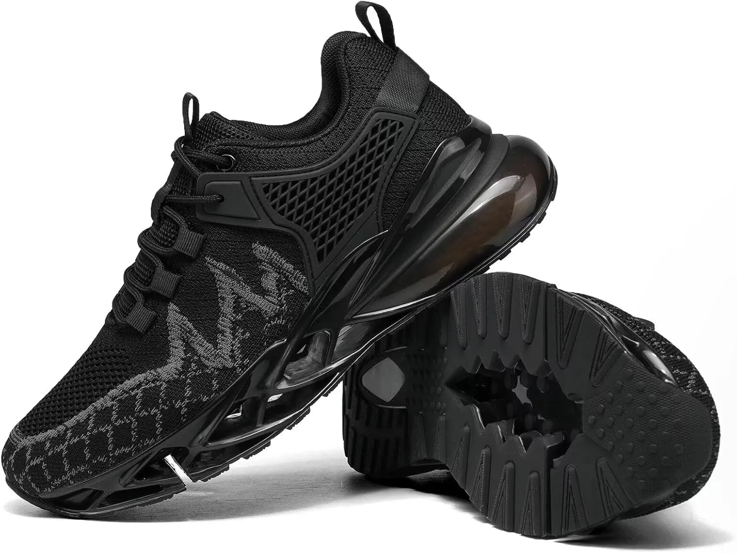 Mens Air Fashion Sneakers Blade Running Walking Shoes Comfortable Non Slip Work Sport Athletic Tennis Shoes