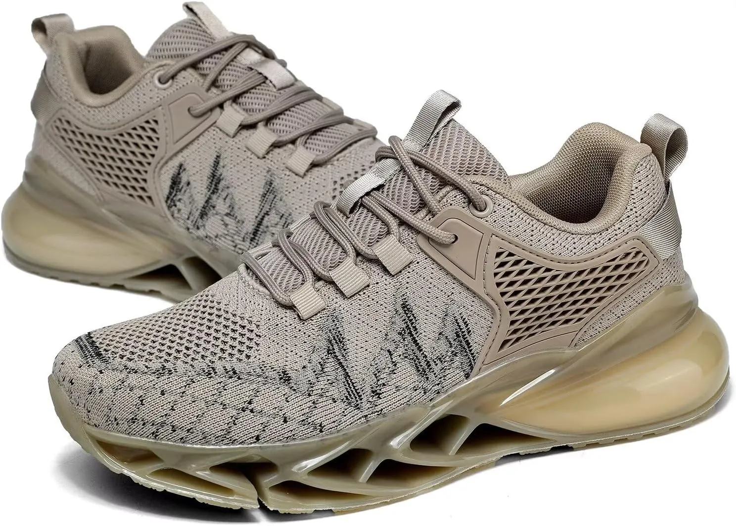 Mens Air Fashion Sneakers Blade Running Walking Shoes Comfortable Non Slip Work Sport Athletic Tennis Shoes