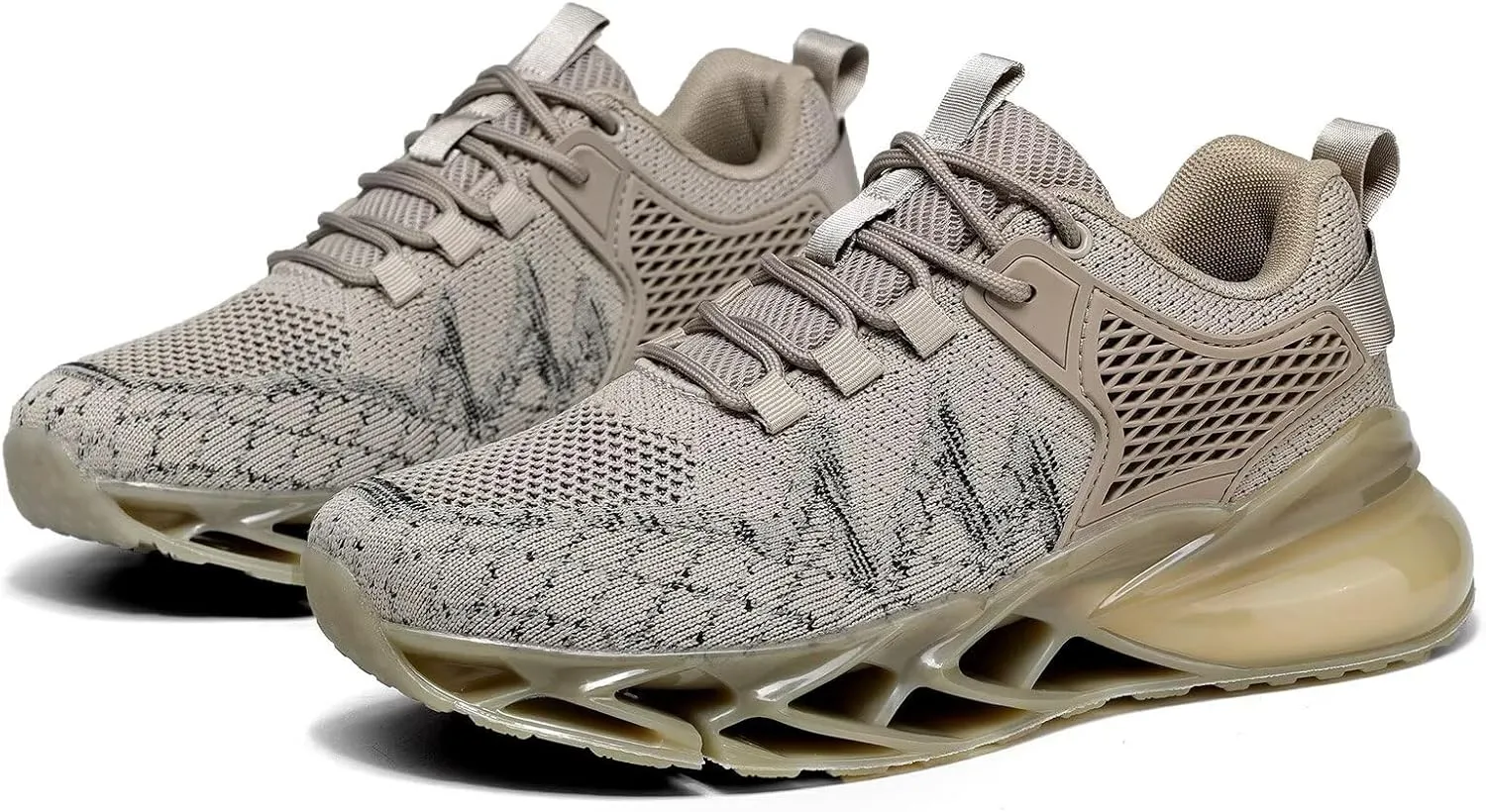 Mens Air Fashion Sneakers Blade Running Walking Shoes Comfortable Non Slip Work Sport Athletic Tennis Shoes