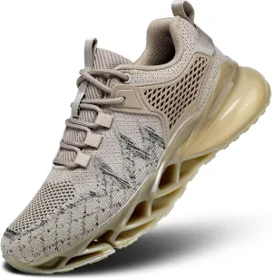 Mens Air Fashion Sneakers Blade Running Walking Shoes Comfortable Non Slip Work Sport Athletic Tennis Shoes
