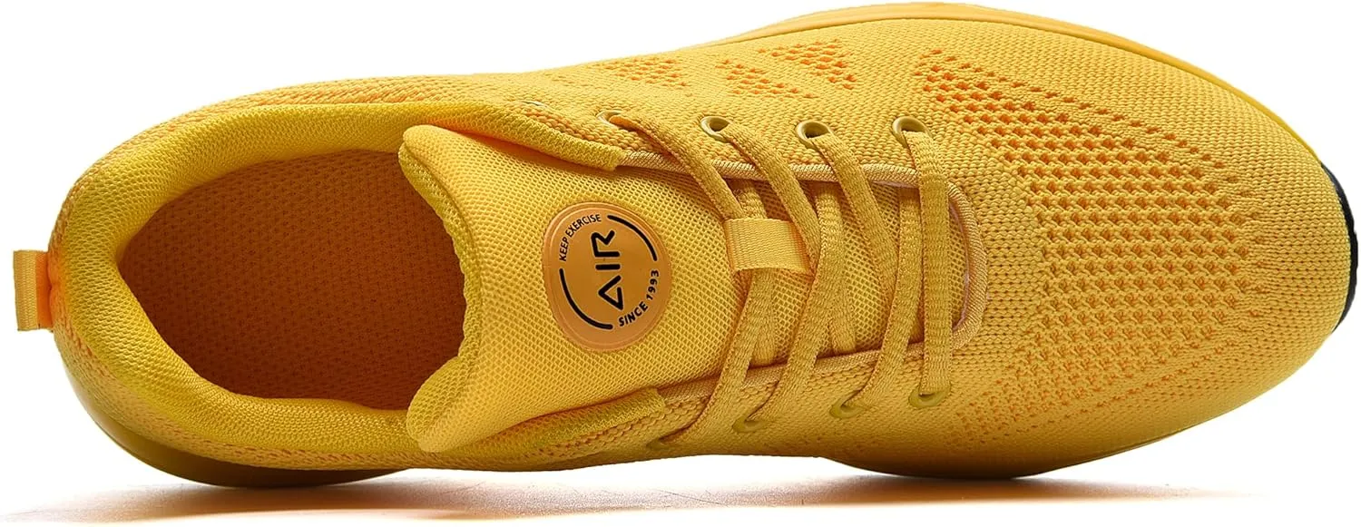 Men's Air Running Shoes Tennis Jogging Gym Fashion Sneaker Lightweight Knitting Breathable Athletic Walking Shoes US 7-12.5