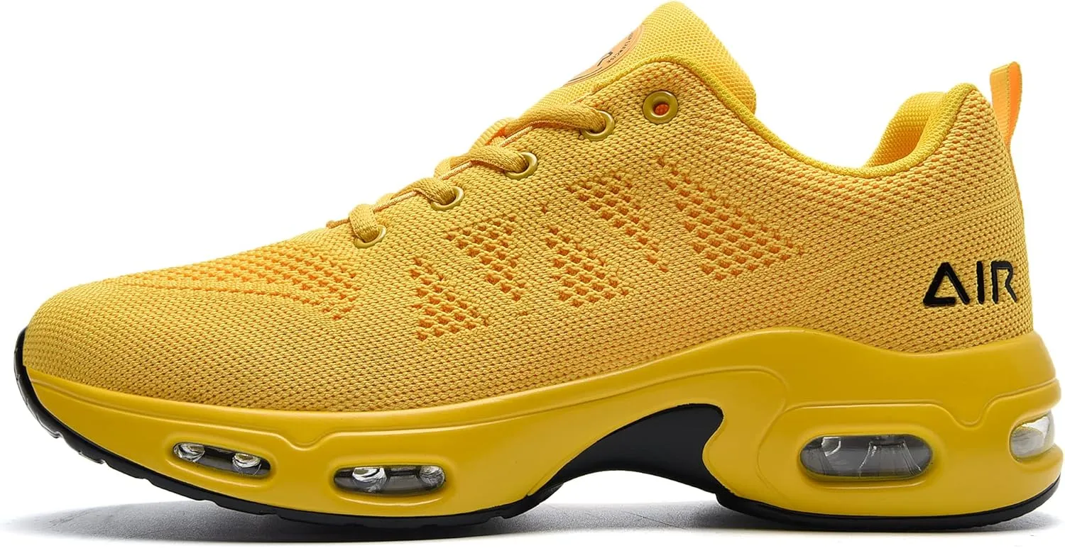 Men's Air Running Shoes Tennis Jogging Gym Fashion Sneaker Lightweight Knitting Breathable Athletic Walking Shoes US 7-12.5