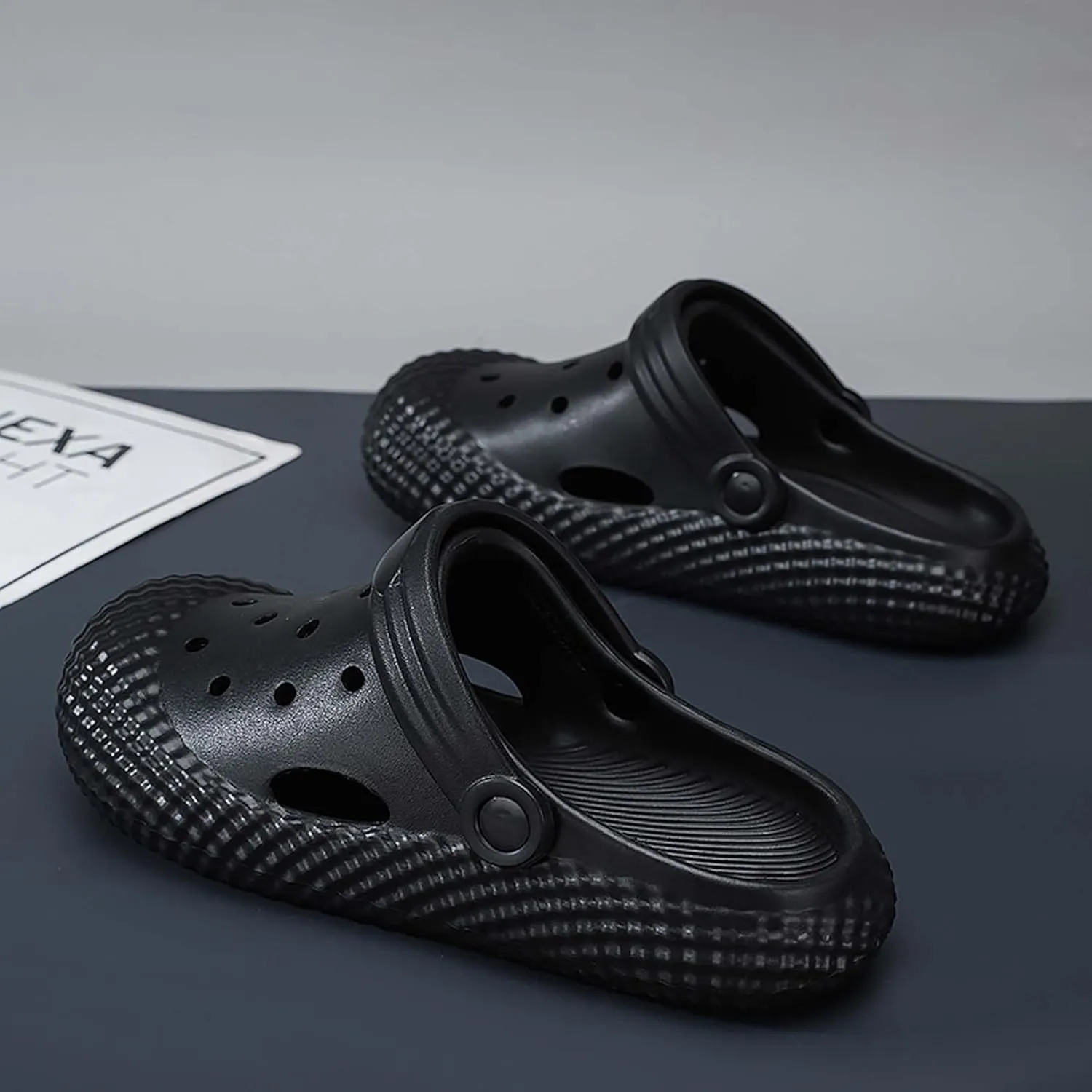 Men's and Women's Garden Sandals, Fashionable and Lightweight Wooden Clogs, Cool Slippers, Summer Outdoor Beach Water Sports Shoes, Arch Support, anti Slip Garden Shoes