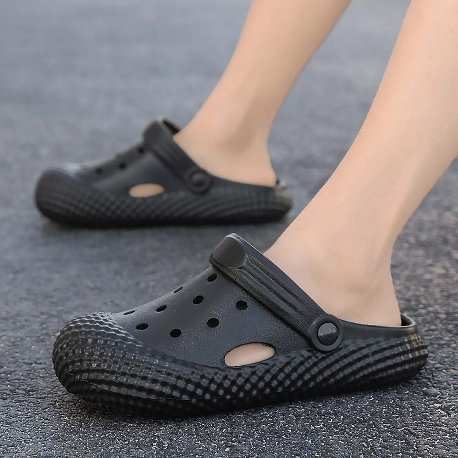 Men's and Women's Garden Sandals, Fashionable and Lightweight Wooden Clogs, Cool Slippers, Summer Outdoor Beach Water Sports Shoes, Arch Support, anti Slip Garden Shoes