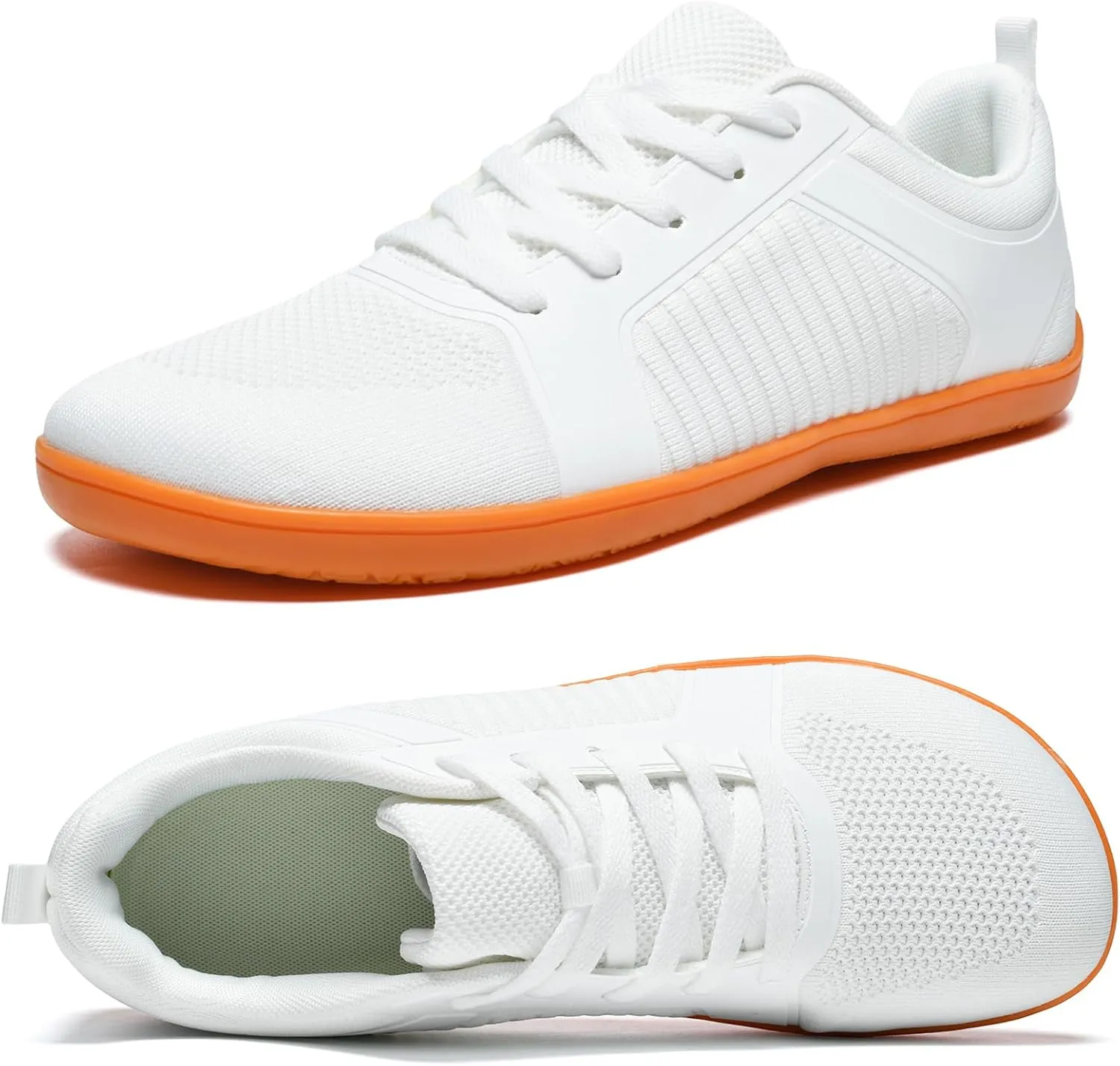 Men's Barefoot Shoes Wide Toe Box Cross Training Running Zero Drop Minimalist Sneakers