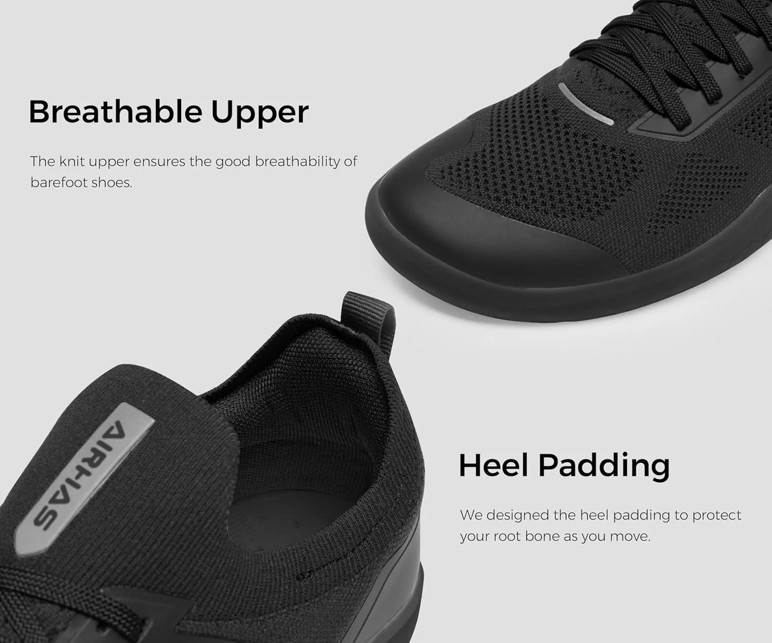 Men's Barefoot Shoes Zero Drop Running Minimalist Gym Shoes for Men Deadlift Cross Training Sneakers