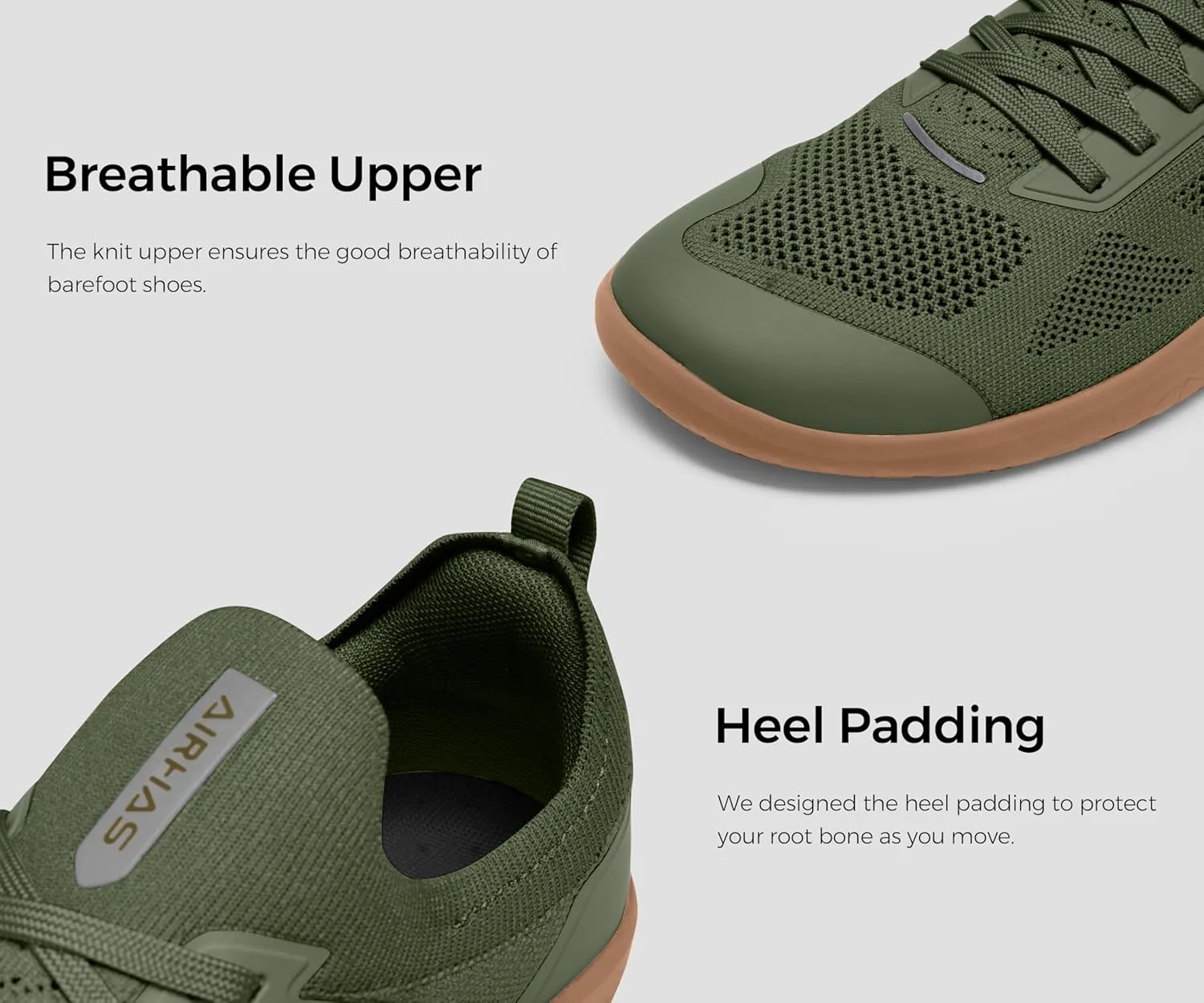 Men's Barefoot Shoes Zero Drop Running Minimalist Gym Shoes for Men Deadlift Cross Training Sneakers
