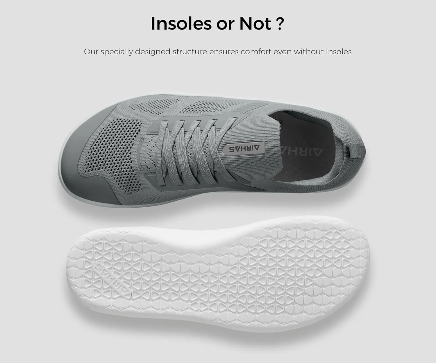 Men's Barefoot Shoes Zero Drop Wide Toe Box Minimalist Gym Shoes for Men Deadlift Cross Training Sneakers