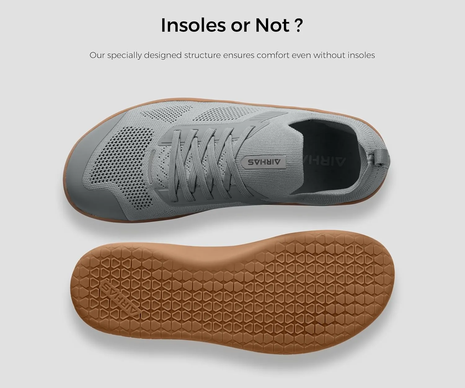Men's Barefoot Shoes Zero Drop Wide Toe Box Minimalist Gym Shoes for Men Deadlift Cross Training Sneakers