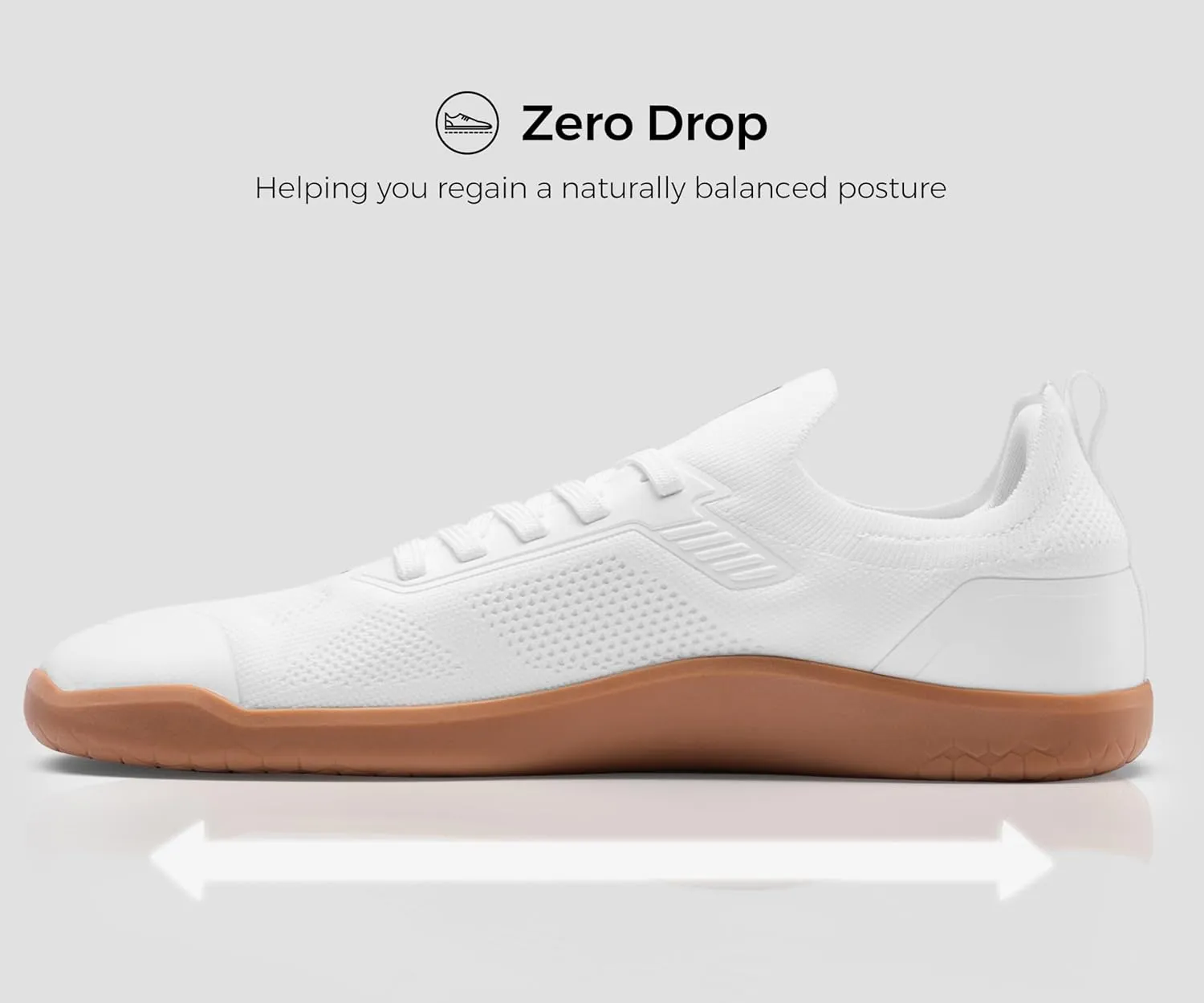 Men's Barefoot Shoes Zero Drop Wide Toe Box Minimalist Gym Shoes for Men Deadlift Cross Training Sneakers