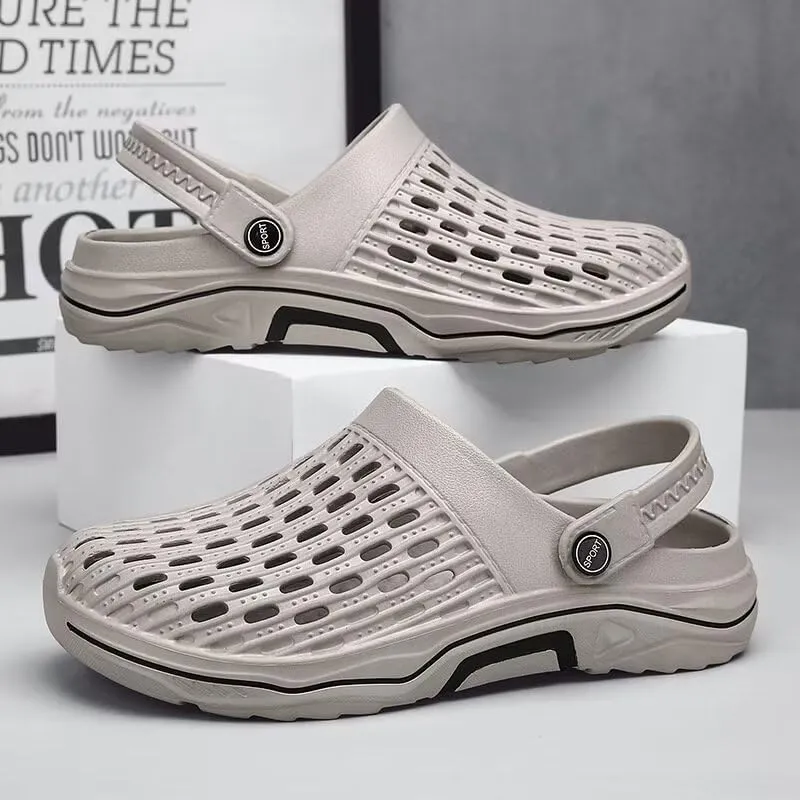 Men's Closed Toe Soft Summer Sandals for Beach Fishing Walking