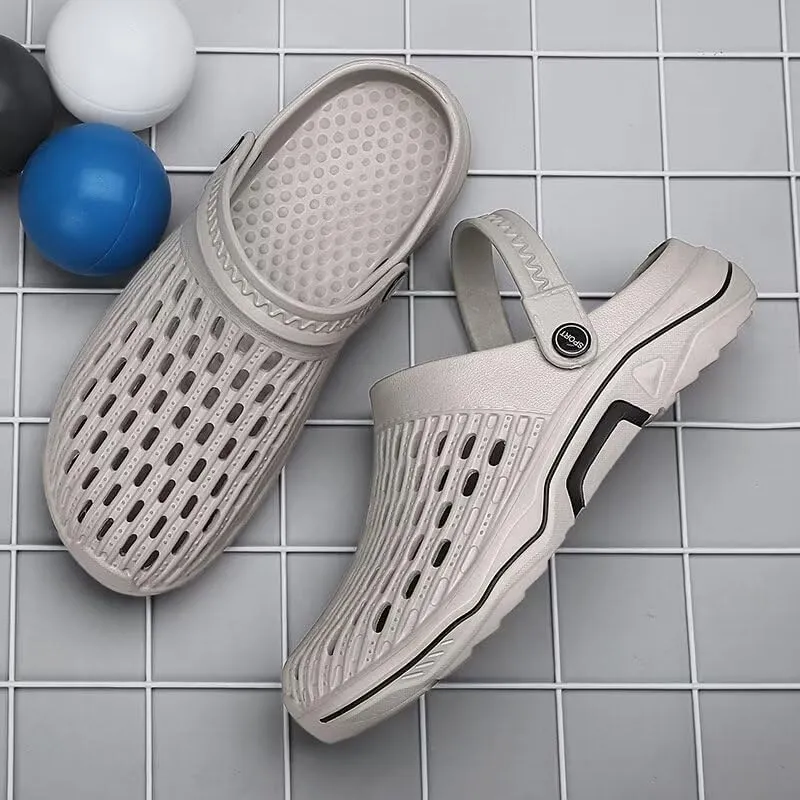 Men's Closed Toe Soft Summer Sandals for Beach Fishing Walking