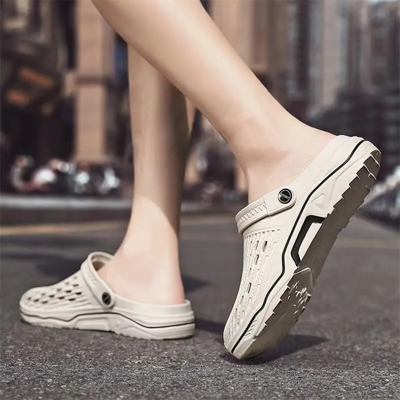 Men's Closed Toe Soft Summer Sandals for Beach Fishing Walking
