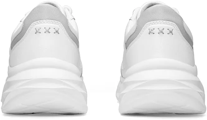 Men's Comfortable Leather Walking Shoes Running Tennis Athletic Gym Workout Cross Training Sneakers