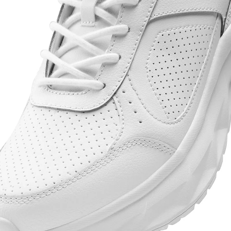 Men's Comfortable Leather Walking Shoes Running Tennis Athletic Gym Workout Cross Training Sneakers