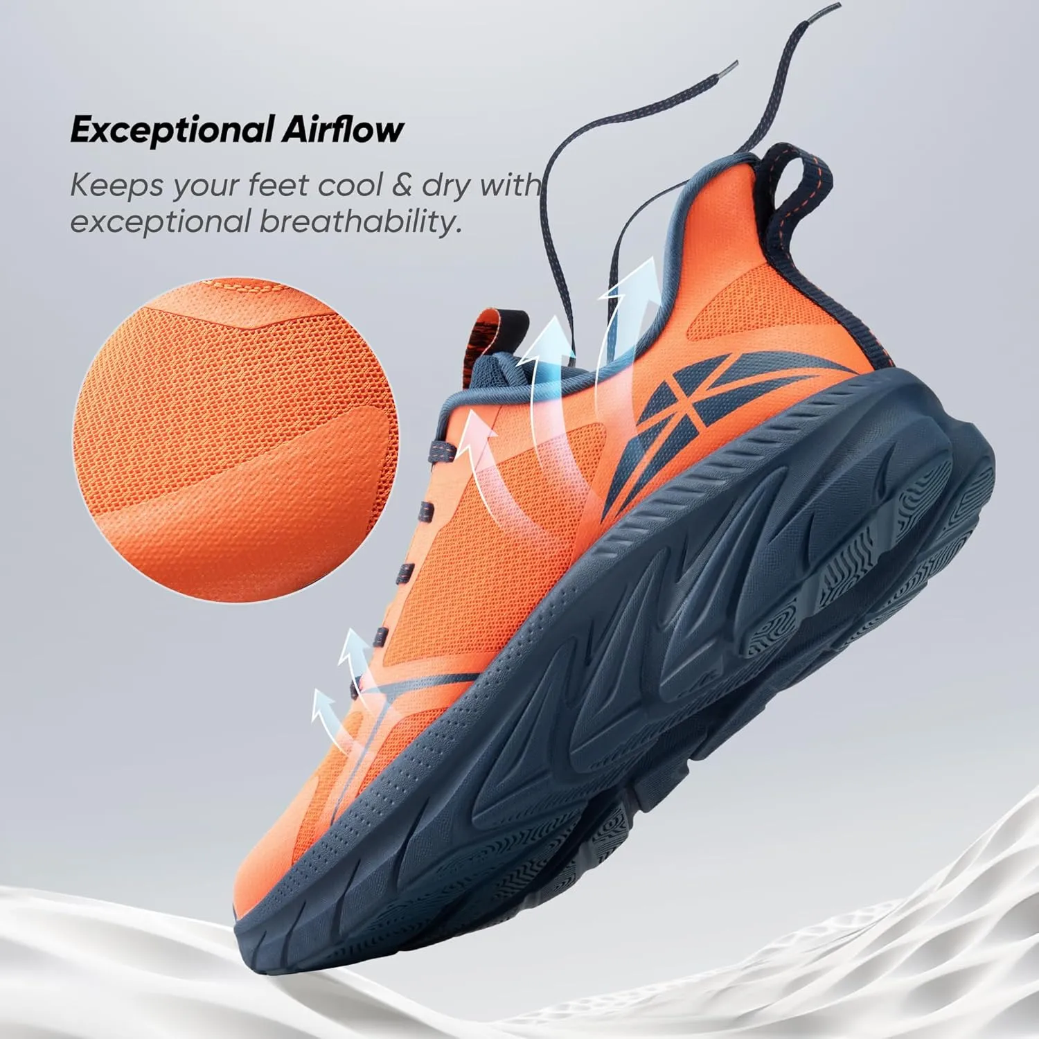 Men's Comfortable Walking Shoes Running Tennis Athletic Gym Workout Cross Training Sneakers