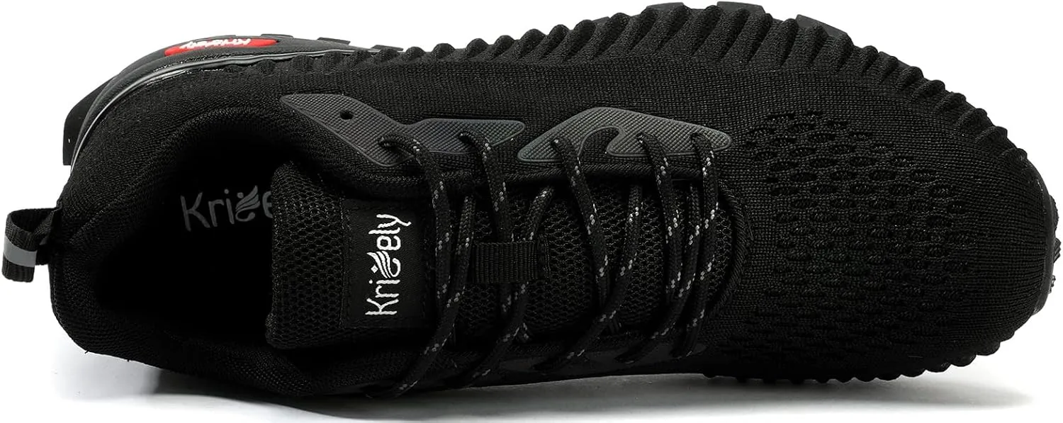Men's Fashion Sneakers Lightweight Breathable Walking Shoes Tennis Cross Training Shoe Non Slip Trail Running Shoes