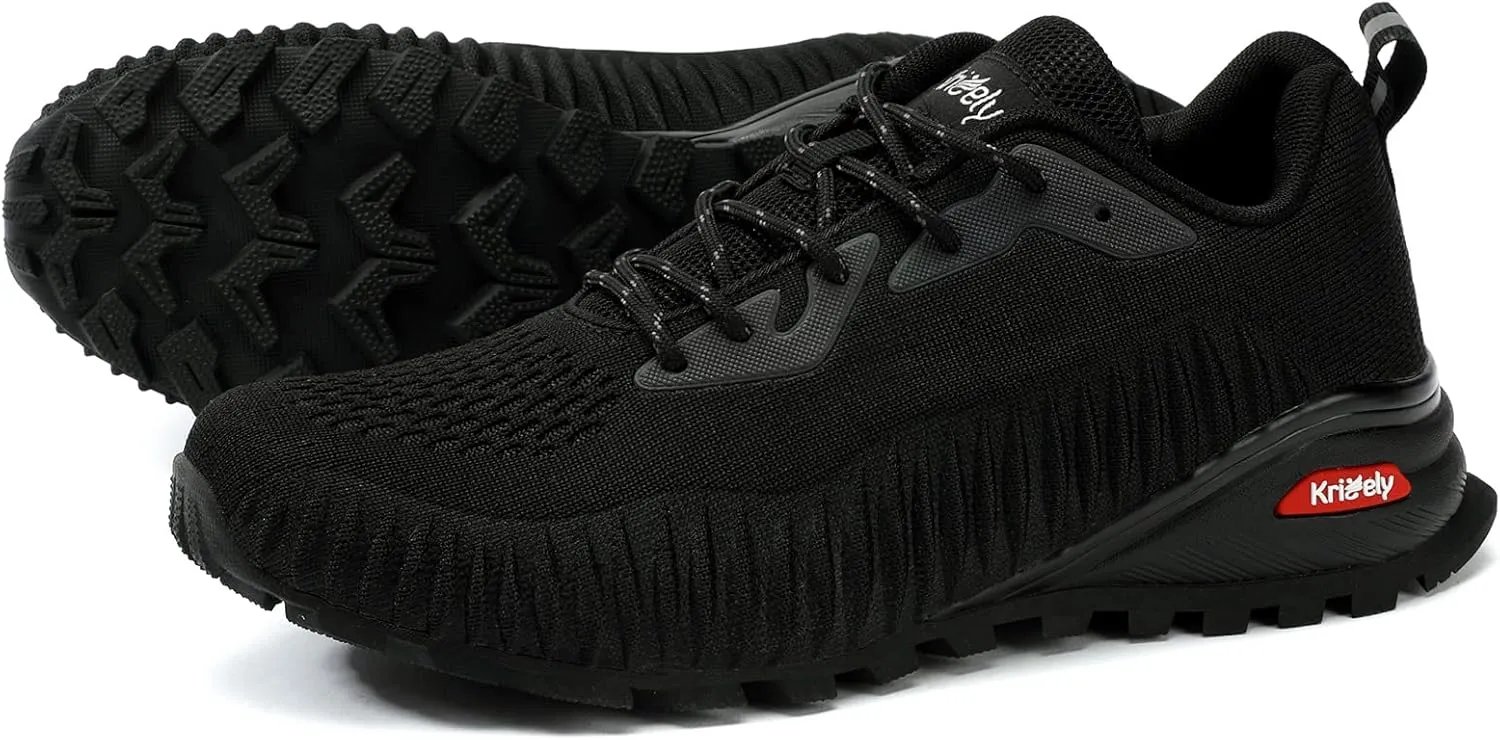 Men's Fashion Sneakers Lightweight Breathable Walking Shoes Tennis Cross Training Shoe Non Slip Trail Running Shoes