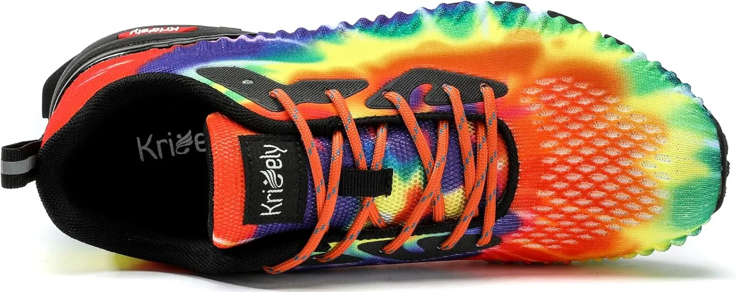 Men's Fashion Sneakers Lightweight Breathable Walking Shoes Tennis Cross Training Shoe Non Slip Trail Running Shoes