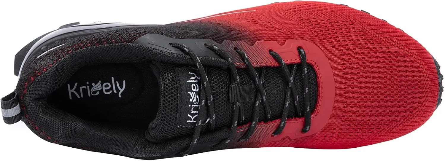Men's Fashion Sneakers Lightweight Breathable Walking Shoes Tennis Cross Training Shoe Non Slip Trail Running Shoes