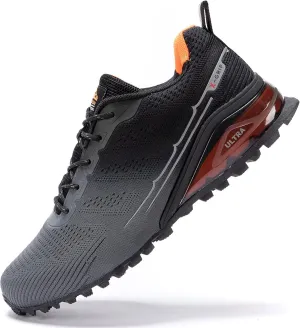 Men's Fashion Sneakers Lightweight Breathable Walking Shoes Tennis Cross Training Shoe Non Slip Trail Running Shoes