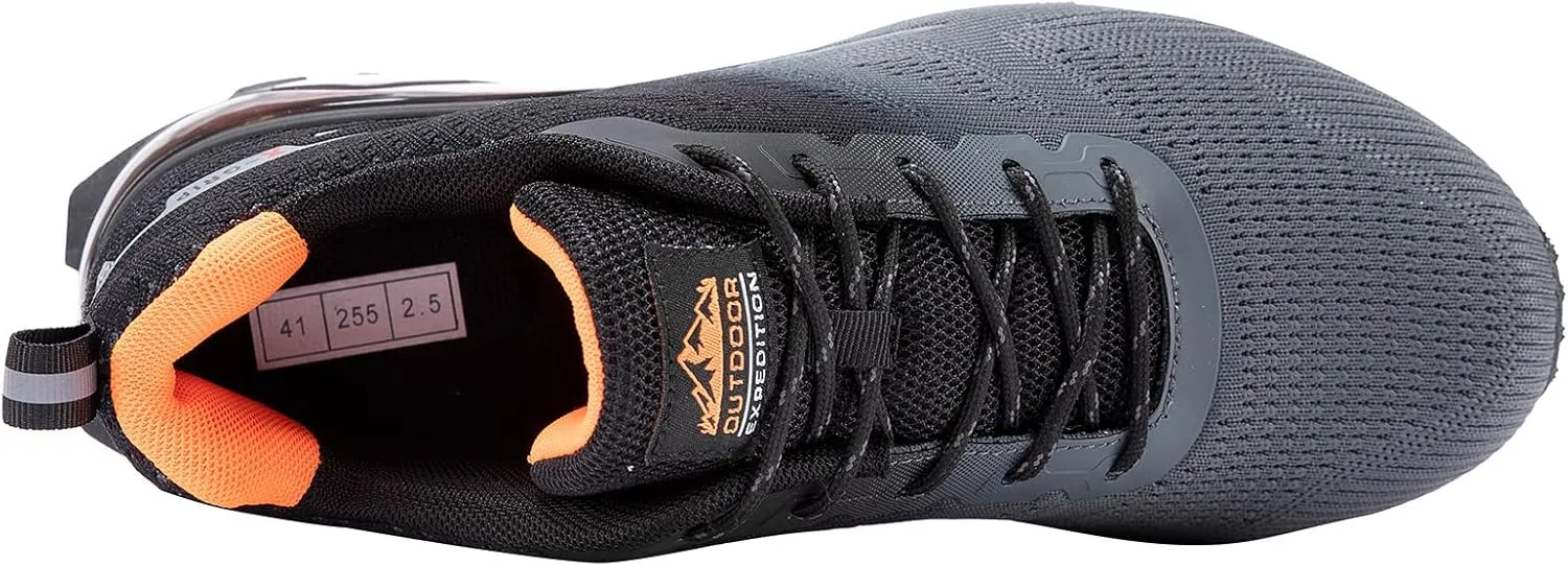 Men's Fashion Sneakers Lightweight Breathable Walking Shoes Tennis Cross Training Shoe Non Slip Trail Running Shoes