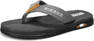 Men's Flip Flop Casual Comfortable Thong Sandals Summer Beach Lightweight Non-Slip Athletic Slide Sandals