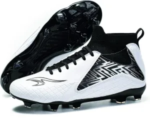 Men's Football Boots with Long Spikes are Breathable, Non Slip, and Lightweight, Suitable for Professional Match Training