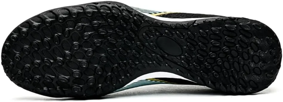 Men's High Top Soccer Students Grass Training Shoes Outdoor Turf Football Boots Wide Training Sneaker Soccer Cleats for Mens Womens Size 5.5-10