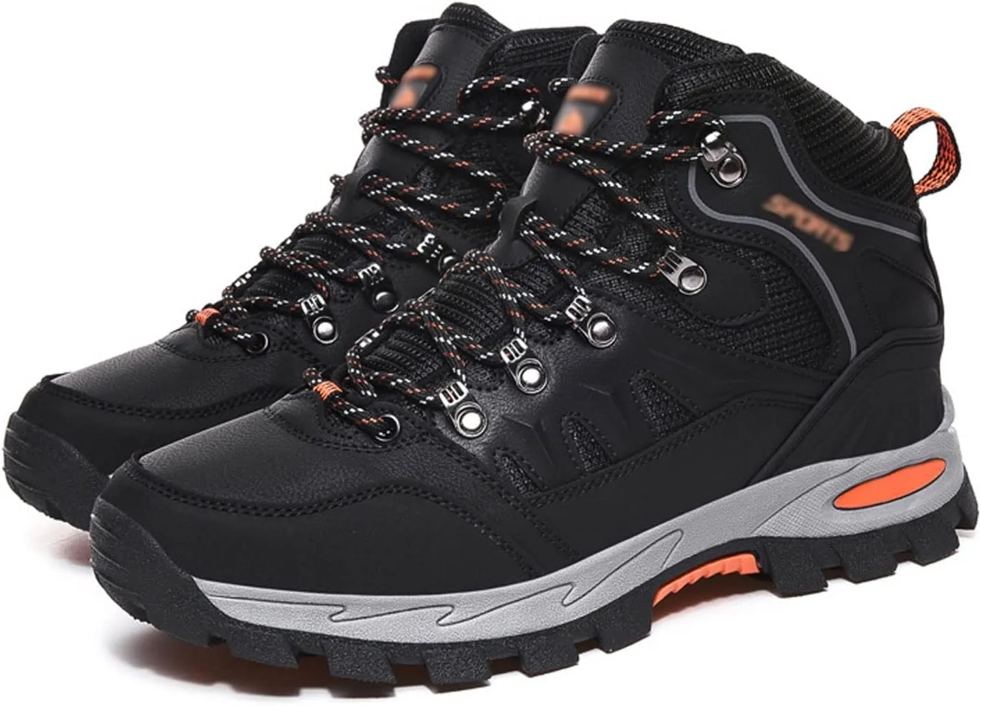 Men's Hiking Shoes, High Top, Outdoor, Camping, Open Air, Mountain Climbing, Hiking (Color : Black, Size : 10)