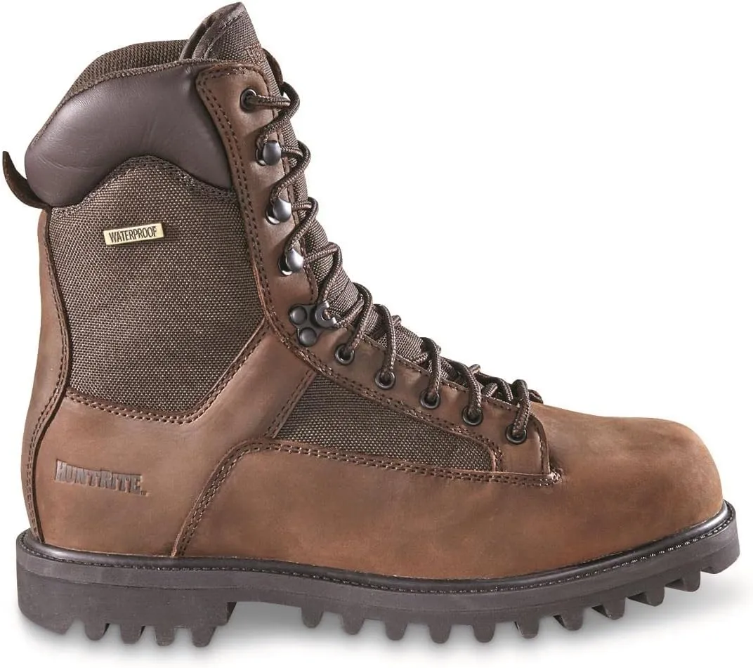 Men's Insulated Waterproof Hunting Boots Non-Slip Shoes, 800-gram