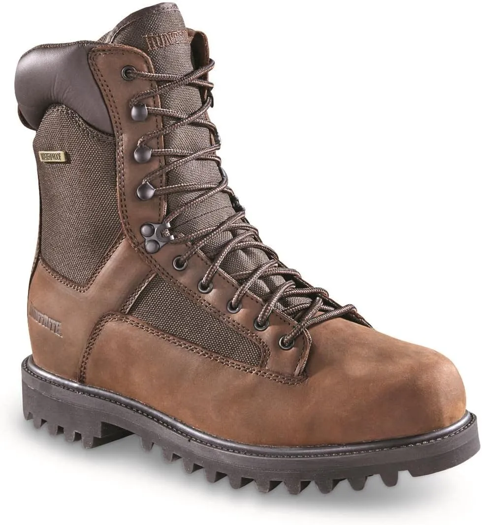 Men's Insulated Waterproof Hunting Boots Non-Slip Shoes, 800-gram