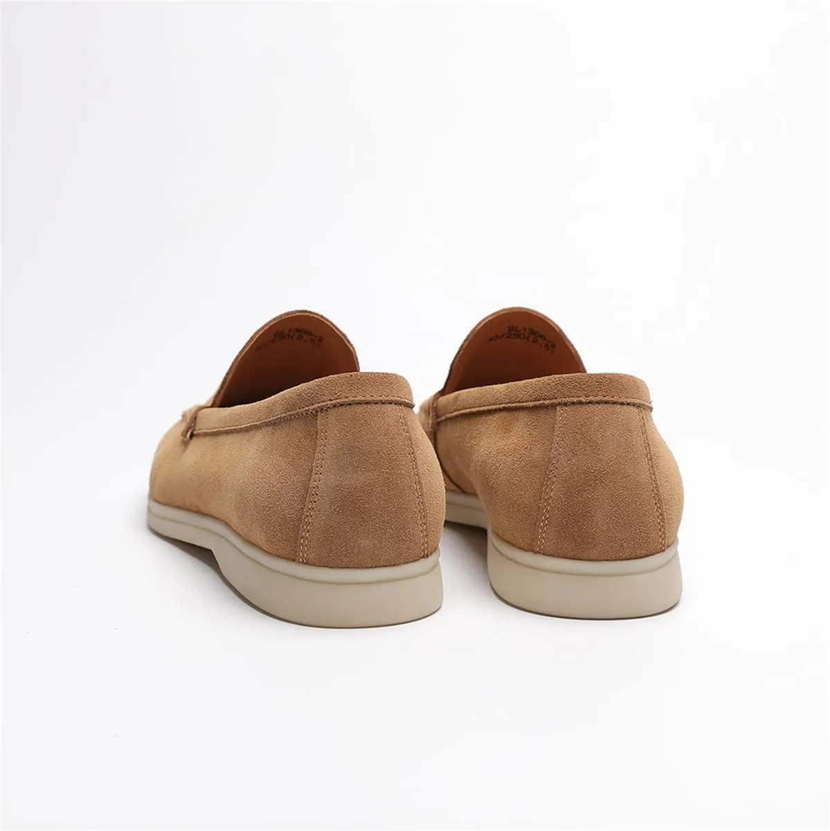 Men's Loafers & Slip-Ons - Genuine Leather Slip-On Loafers for Men | Comfortable Casual Shoes with Elastic