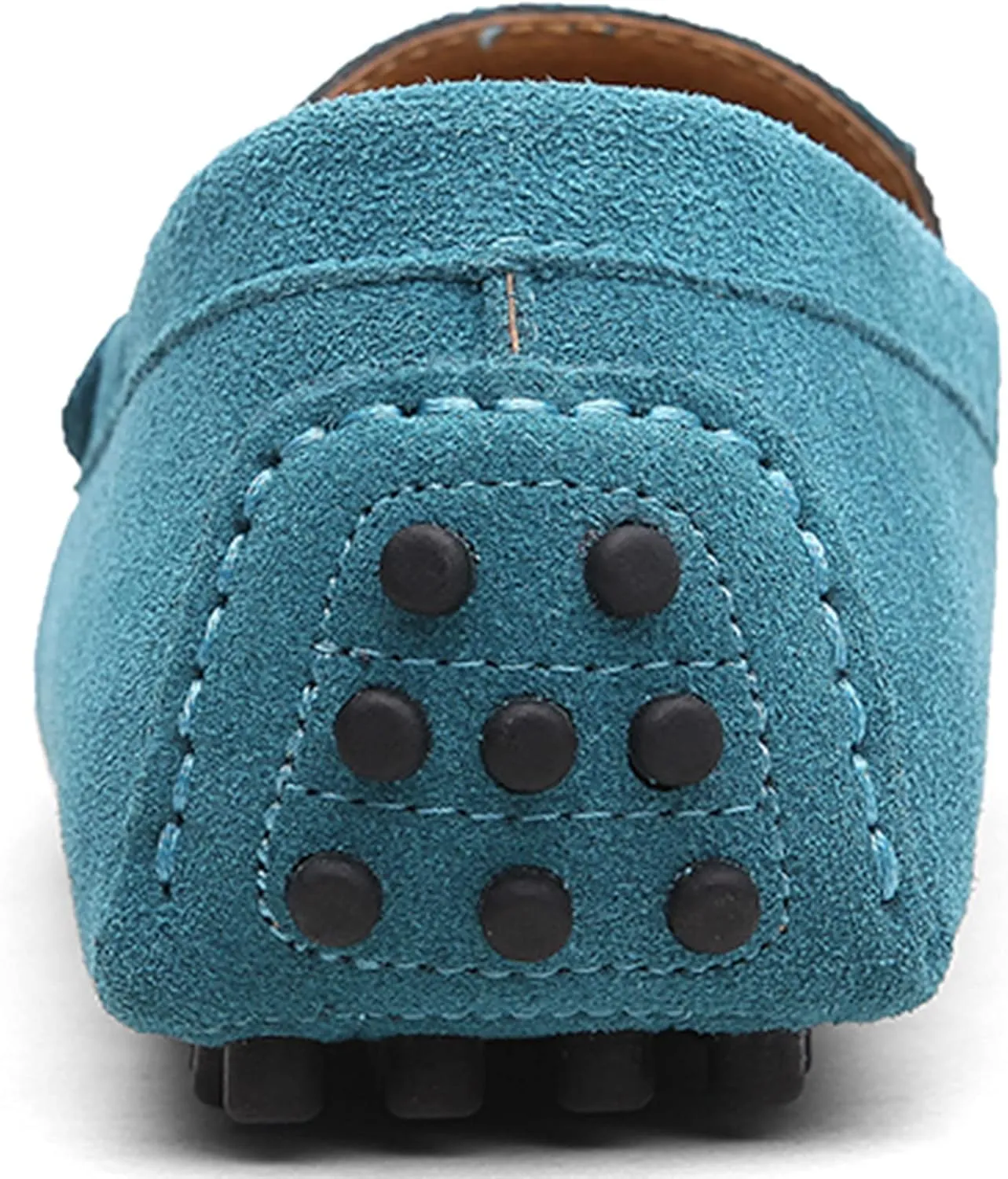Men's Penny Loafers Moccasin Suede Leather Slip On Casual Dress Driving Shoes