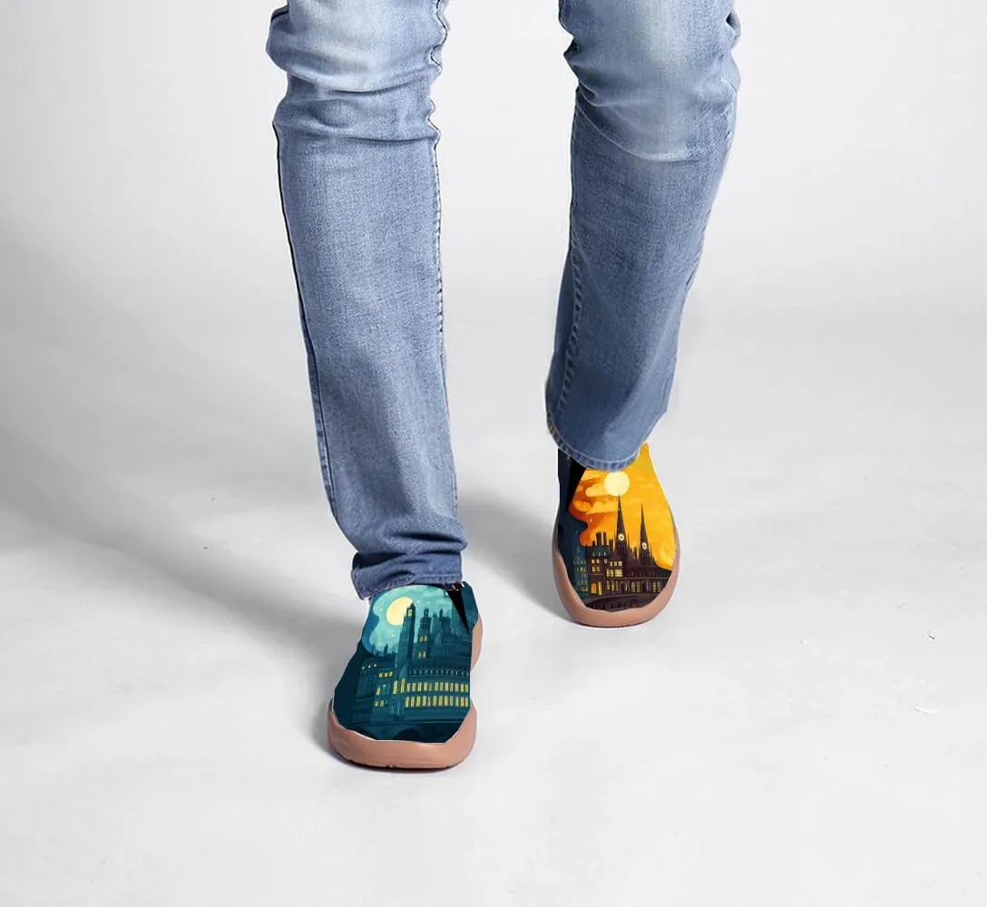 Men's Personalized Loafers All-Season Comfort Slip-on Casual Airflow Walking Sneakers