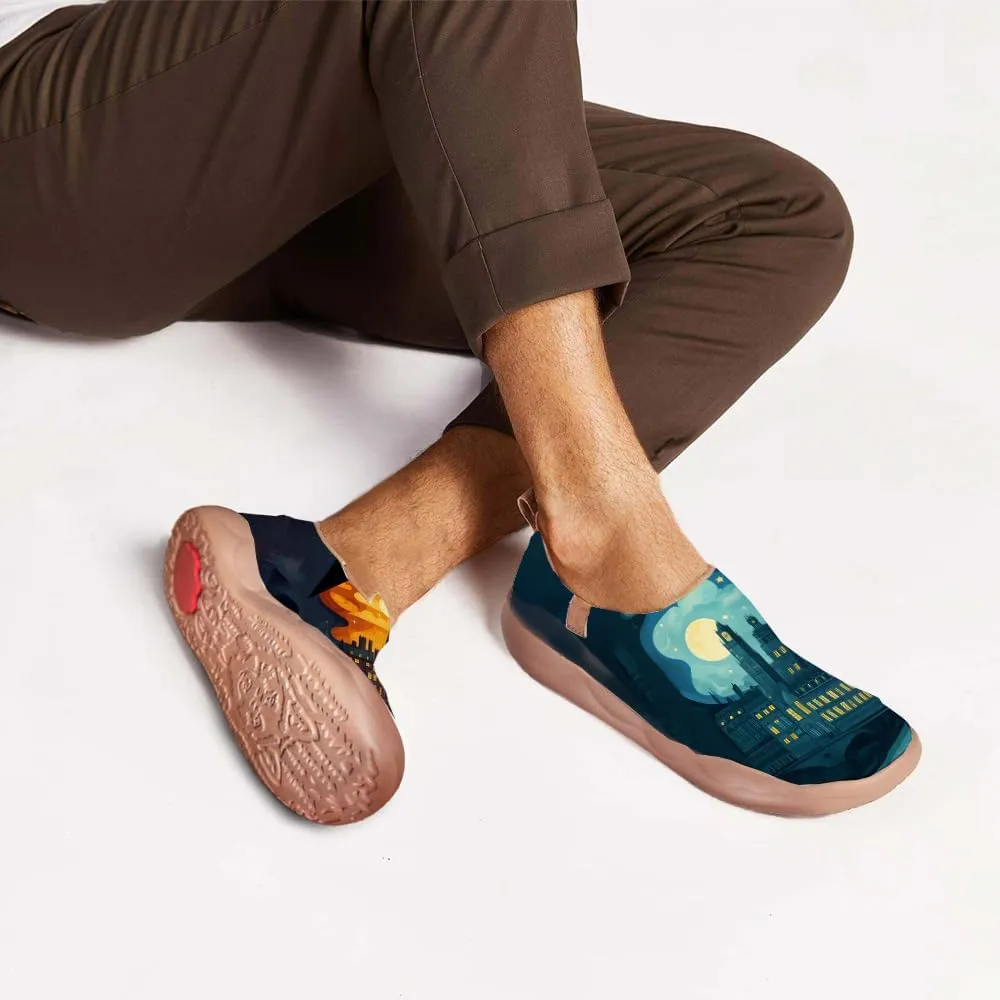Men's Personalized Loafers All-Season Comfort Slip-on Casual Airflow Walking Sneakers
