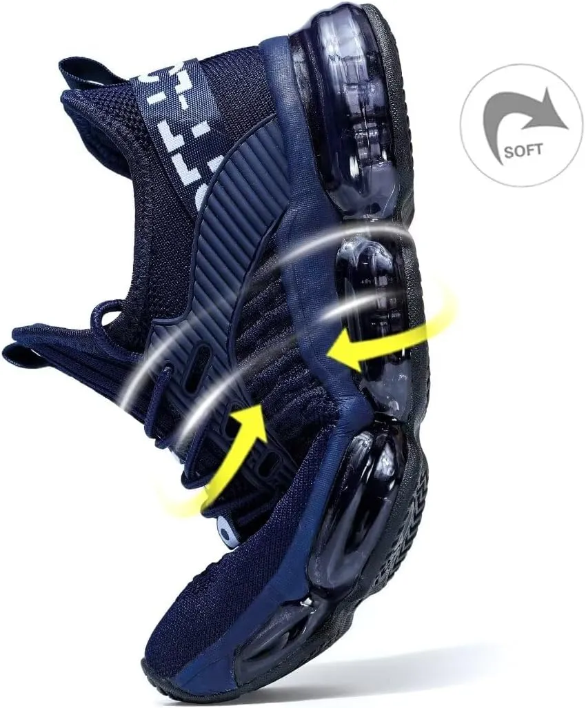 Mens Running Shoes Air Cushion Tennis Walking Sneakers Casual Sport Gym Jogging