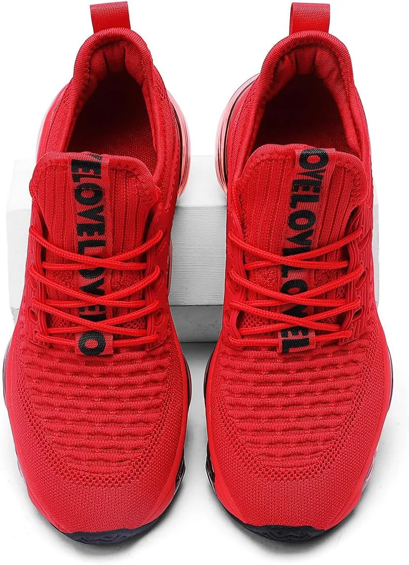 Mens Running Shoes Air Cushion Tennis Walking Sneakers Casual Sport Gym Jogging