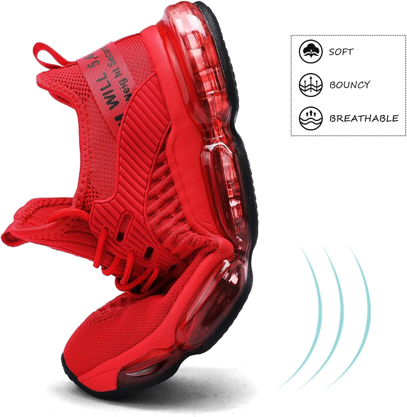 Mens Running Shoes Air Cushion Tennis Walking Sneakers Casual Sport Gym Jogging