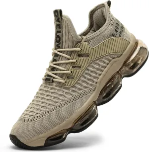 Mens Running Shoes Air Cushion Tennis Walking Sneakers Casual Sport Gym Jogging