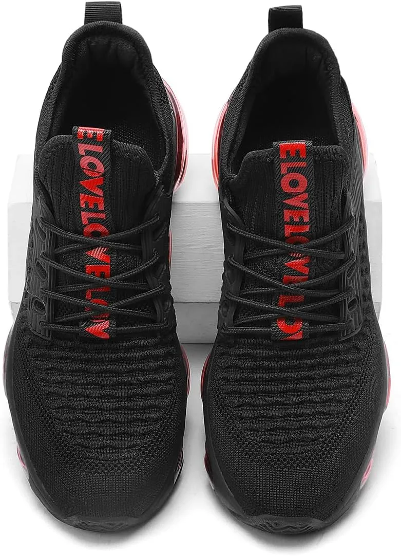 Mens Running Shoes Air Cushion Tennis Walking Sneakers Casual Sport Gym Jogging