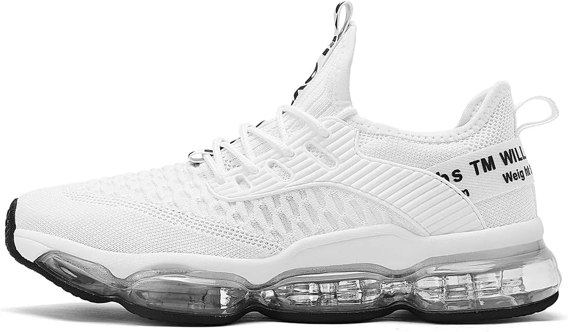 Mens Running Shoes Air Cushion Tennis Walking Sneakers Casual Sport Gym Jogging