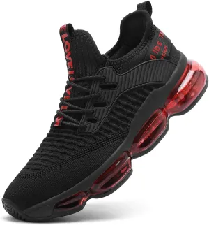 Mens Running Shoes Air Cushion Tennis Walking Sneakers Casual Sport Gym Jogging