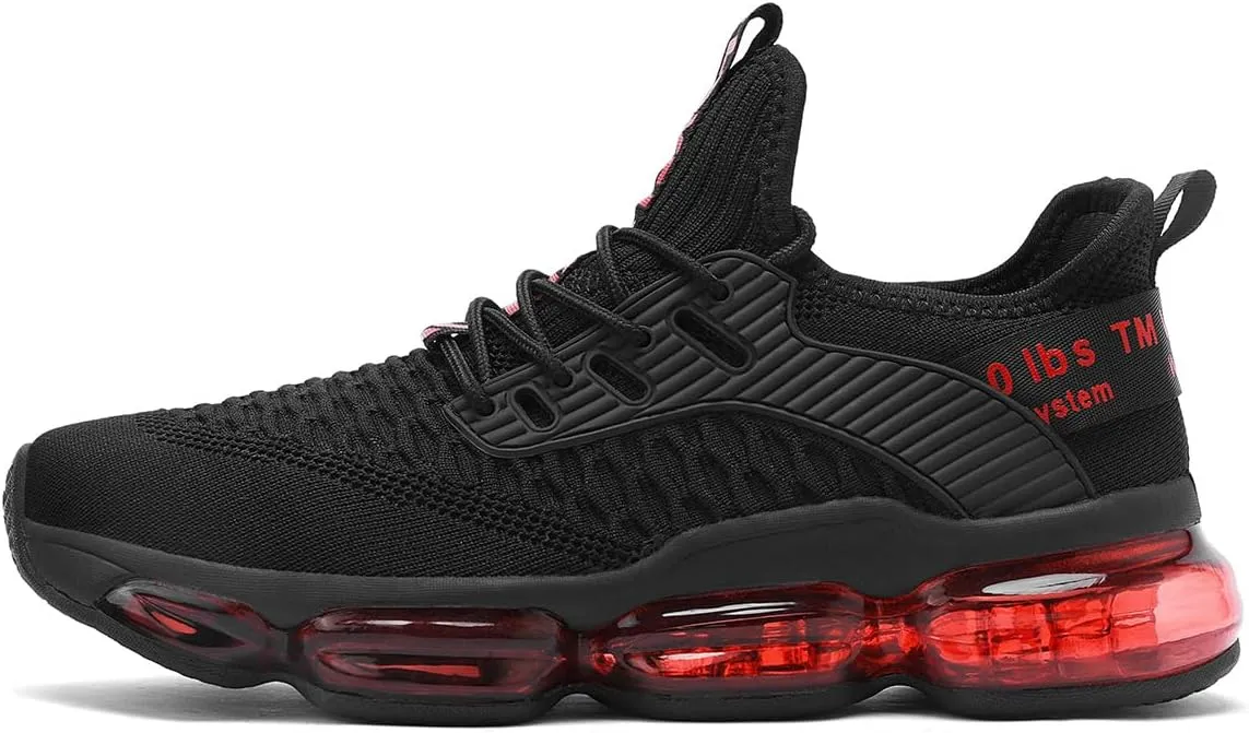 Mens Running Shoes Air Cushion Tennis Walking Sneakers Casual Sport Gym Jogging