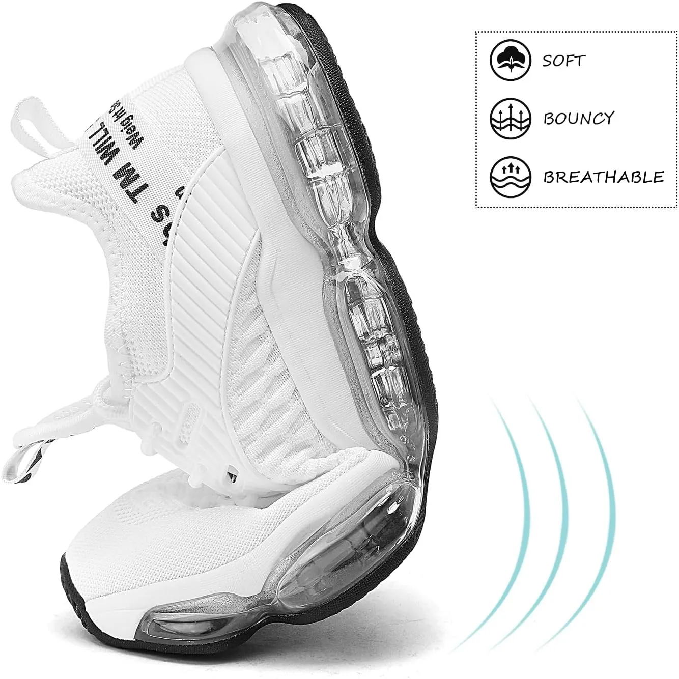 Mens Running Shoes Air Cushion Tennis Walking Sneakers Casual Sport Gym Jogging