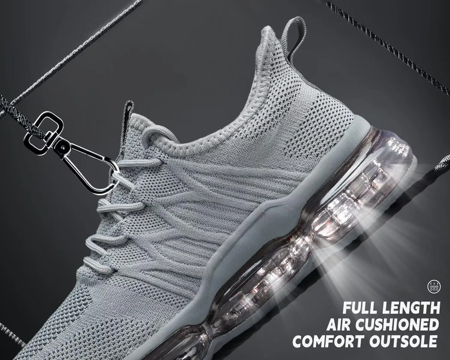 Mens Running Shoes Air Cushion Walking Basketball Sneakers Fashion Tennis Breathable Sport Gym Fitness Cross Trainers