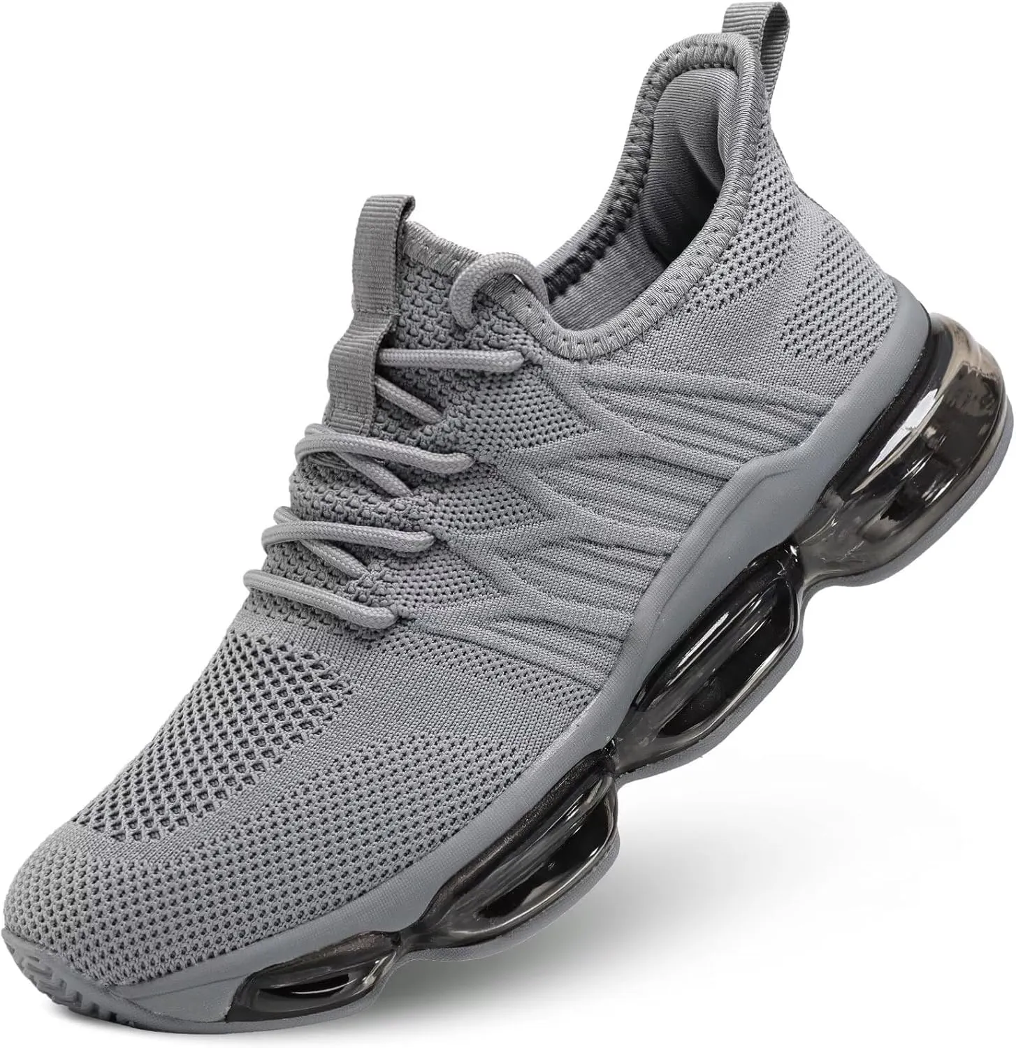 Mens Running Shoes Air Cushion Walking Basketball Sneakers Fashion Tennis Breathable Sport Gym Fitness Cross Trainers