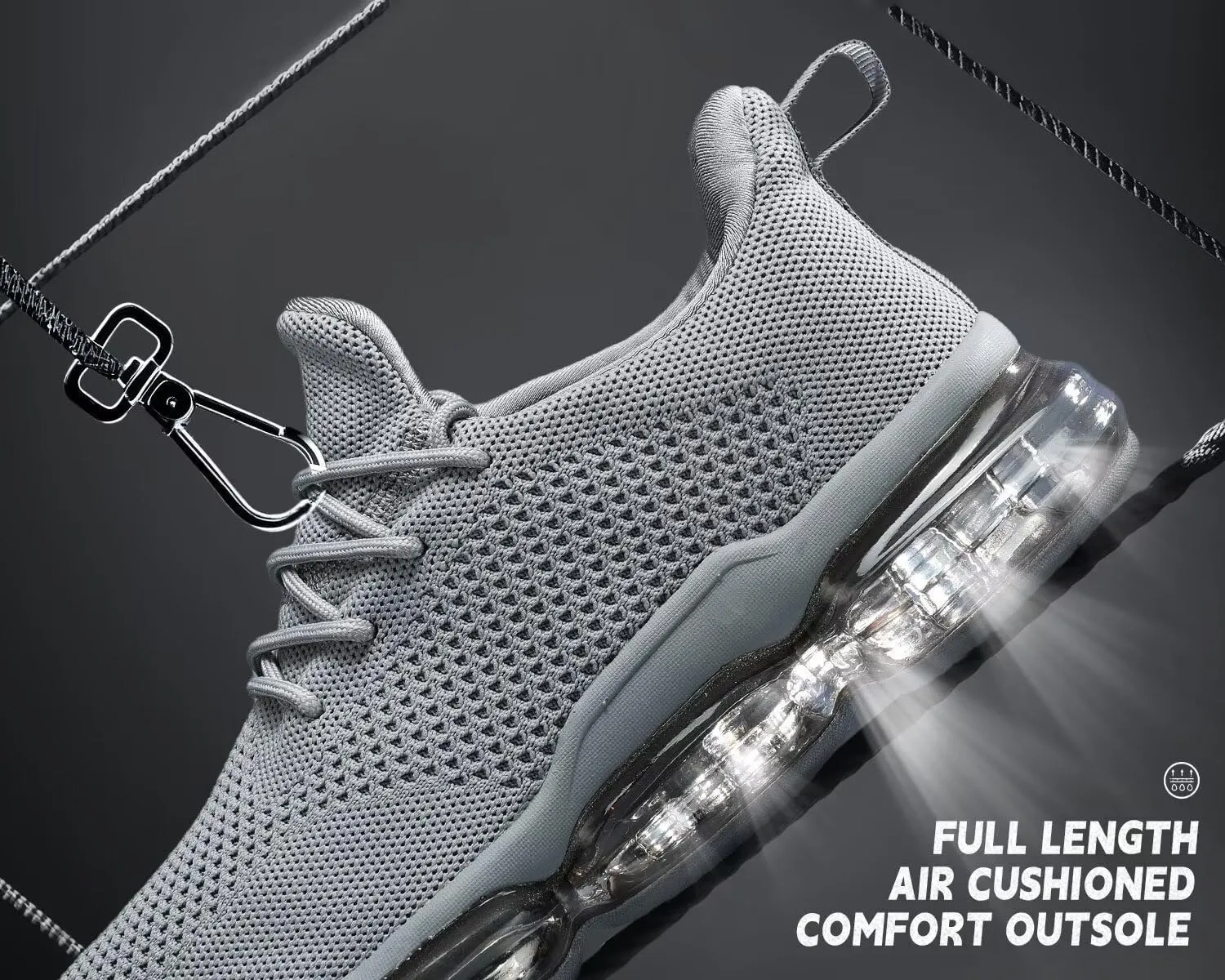 Mens Running Shoes Air Cushion Walking Basketball Sneakers Fashion Tennis Breathable Sport Gym Fitness Cross Trainers